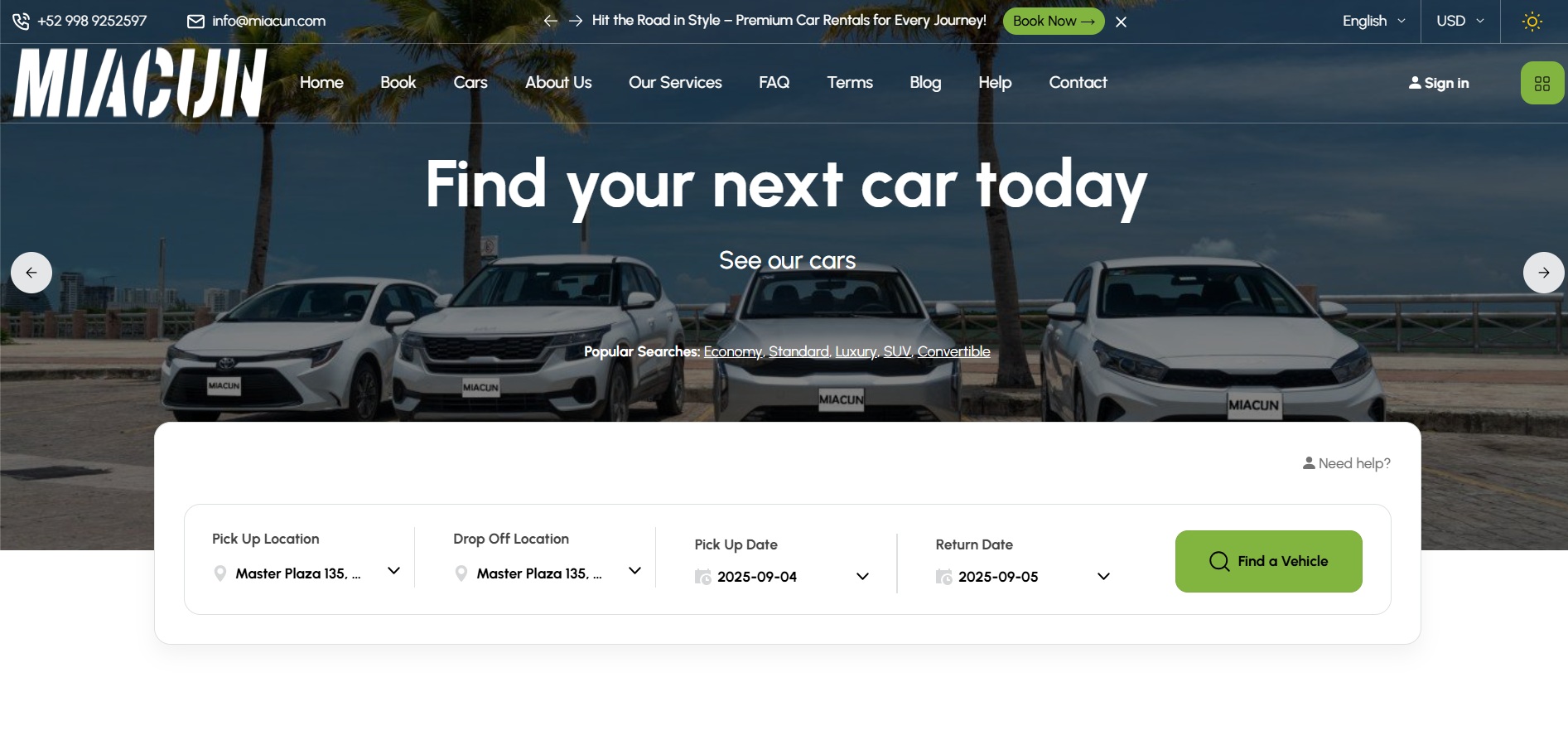 Miacun.com — Agencia de Renta de Autos